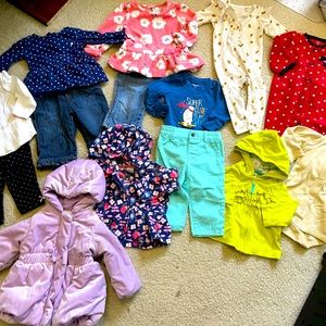 6-9 month Fall/Winter baby girl outfits